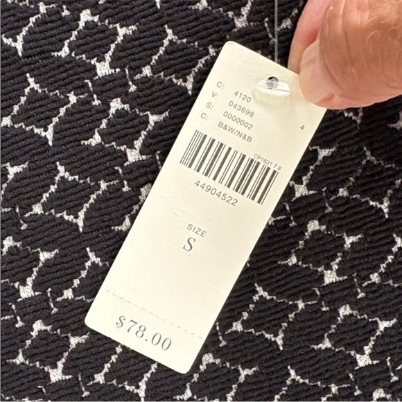 NWT Anthropologie Maeve Samantha Stretch Pencil Skirt Black Small Retail $78.00 - Picture 3 of 8